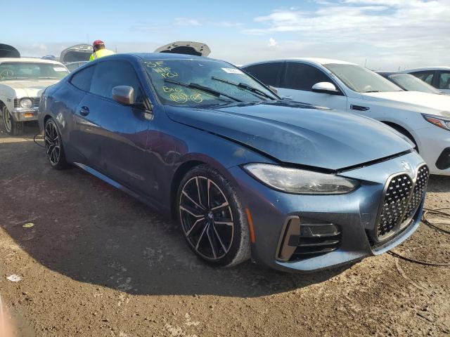 WBA13AR08MCF85208 - 2021 BMW M440XI BLUE photo 4