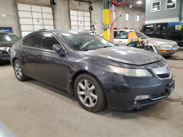 19UUA8F58CA003650 - 2012 ACURA TL CHARCOAL photo 4