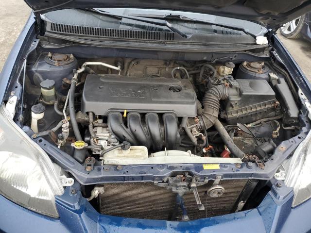 2T1KR32E17C636032 - 2007 TOYOTA COROLLA MA XR BLUE photo 11