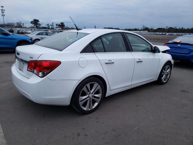 1G1PG5SB9D7272879 - 2013 CHEVROLET CRUZE LTZ WHITE photo 3