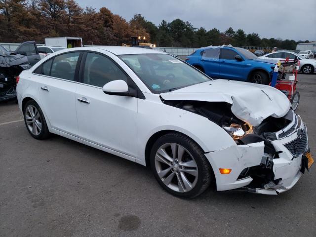 1G1PG5SB9D7272879 - 2013 CHEVROLET CRUZE LTZ WHITE photo 4