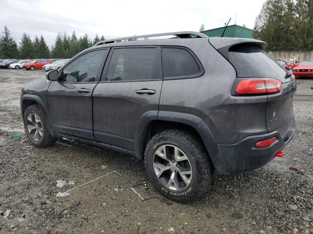1C4PJMBB0FW563640 - 2015 JEEP CHEROKEE TRAILHAWK CHARCOAL photo 2