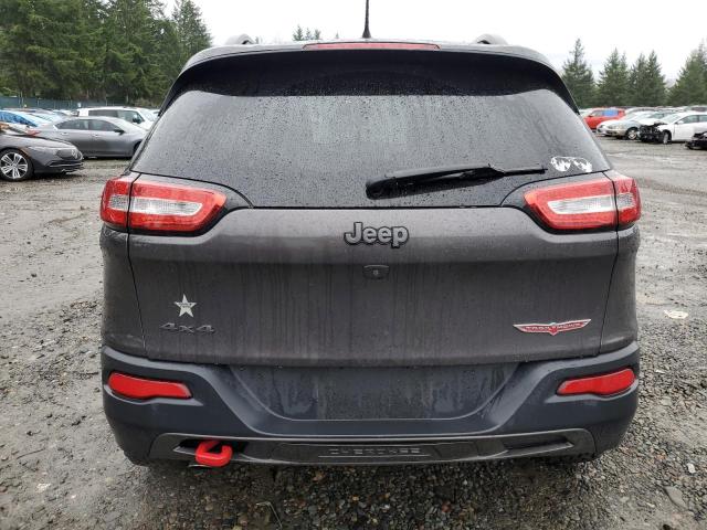 1C4PJMBB0FW563640 - 2015 JEEP CHEROKEE TRAILHAWK CHARCOAL photo 6