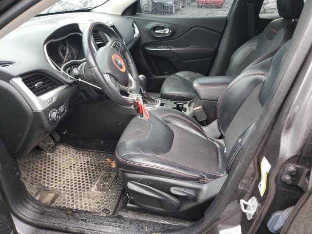 1C4PJMBB0FW563640 - 2015 JEEP CHEROKEE TRAILHAWK CHARCOAL photo 7