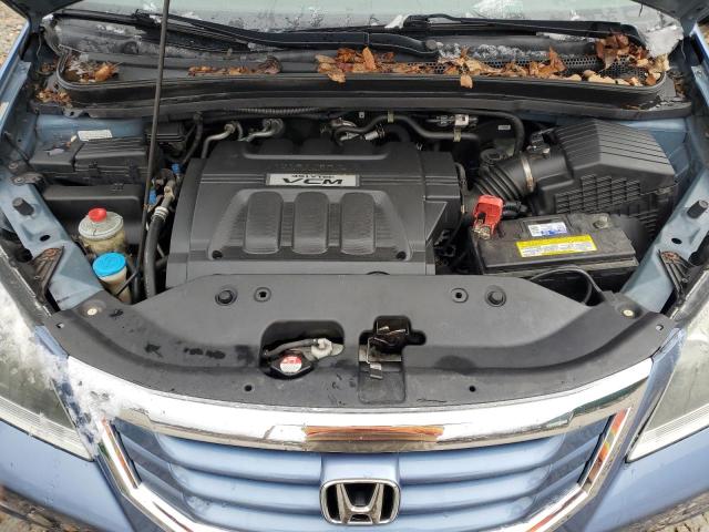 5FNRL38708B074078 - 2008 HONDA ODYSSEY EXL BLUE photo 12