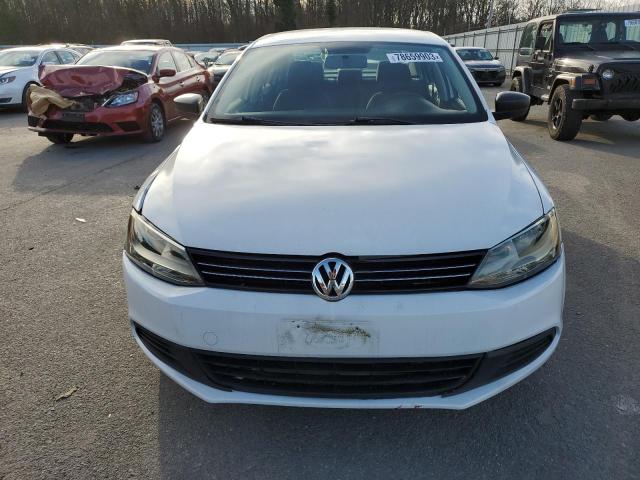 3VW2K7AJ9EM350585 - 2014 VOLKSWAGEN JETTA BASE WHITE photo 5