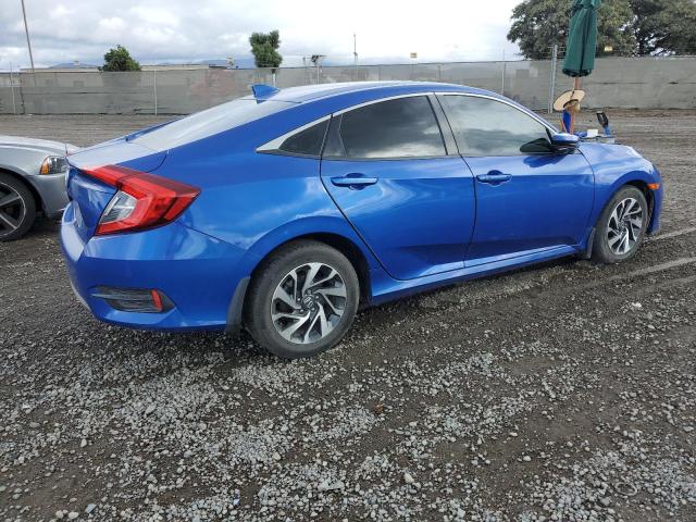 2HGFC2F70JH523549 - 2018 HONDA CIVIC EX BLUE photo 3