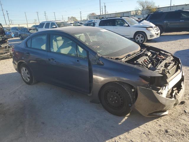 2HGFB2F59EH545847 - 2014 HONDA CIVIC LX GRAY photo 4