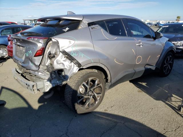 JTNKHMBX9K1034935 - 2019 TOYOTA C-HR XLE GRAY photo 3