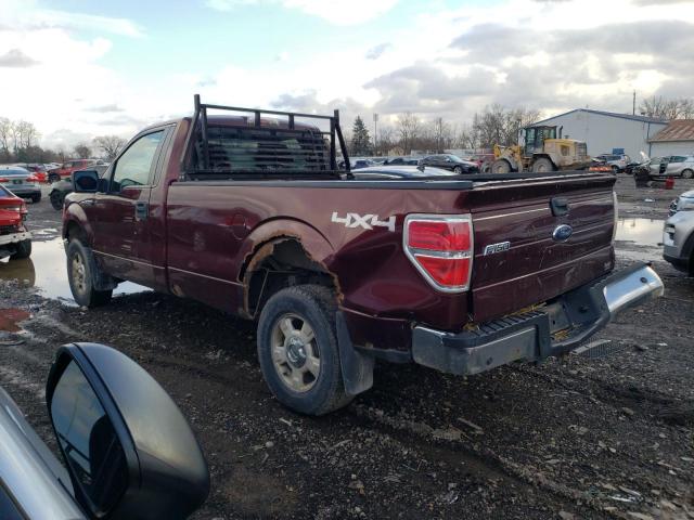 1FTPF14839KB75945 - 2009 FORD F150 MAROON photo 2