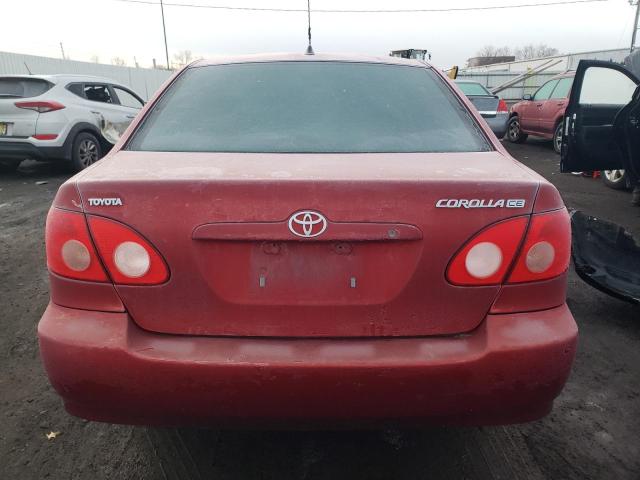 2T1BR32E58C882843 - 2008 TOYOTA COROLLA CE RED photo 6