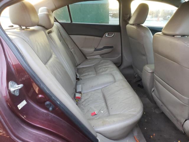 19XFB2F9XCE073247 - 2012 HONDA CIVIC EXL 栗色 照片 10