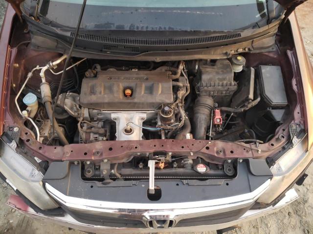 19XFB2F9XCE073247 - 2012 HONDA CIVIC EXL 栗色 照片 11