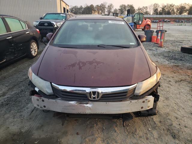 19XFB2F9XCE073247 - 2012 HONDA CIVIC EXL 栗色 照片 5