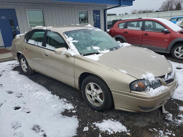 2G1WH52K759314863 - 2005 CHEVROLET IMPALA LS GOLD photo 4