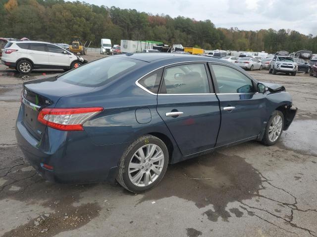 3N1AB7AP5DL683375 - 2013 NISSAN SENTRA S BLUE photo 3