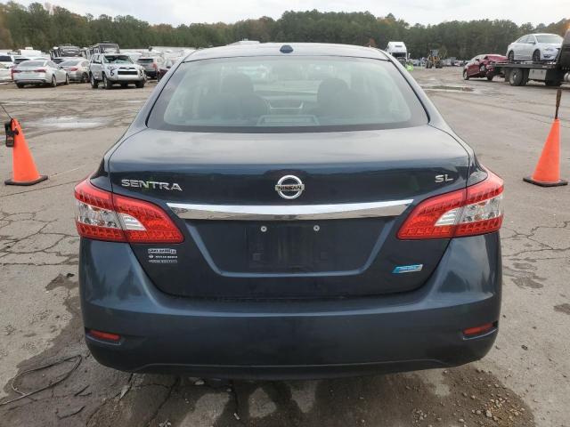 3N1AB7AP5DL683375 - 2013 NISSAN SENTRA S BLUE photo 6