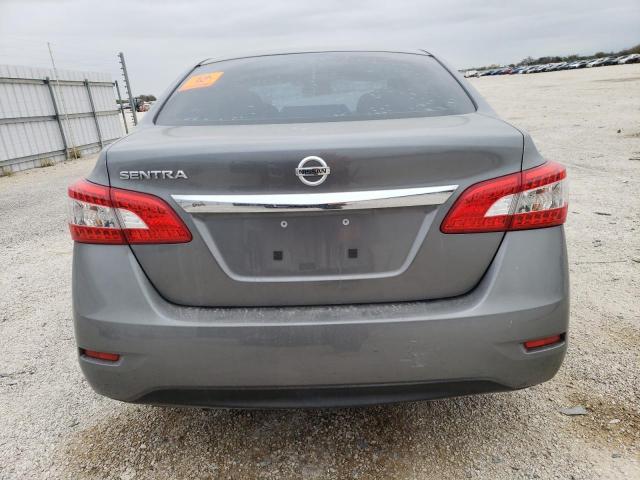 3N1AB7AP9FY222962 - 2015 NISSAN SENTRA S GRAY photo 6