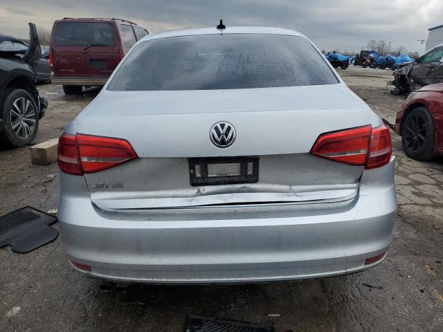 3VW2K7AJ9FM255347 - 2015 VOLKSWAGEN JETTA BASE SILVER photo 6