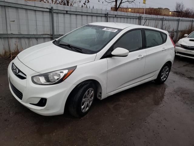 KMHCT5AE5DU122522 - 2013 HYUNDAI ACCENT GLS WHITE photo 1