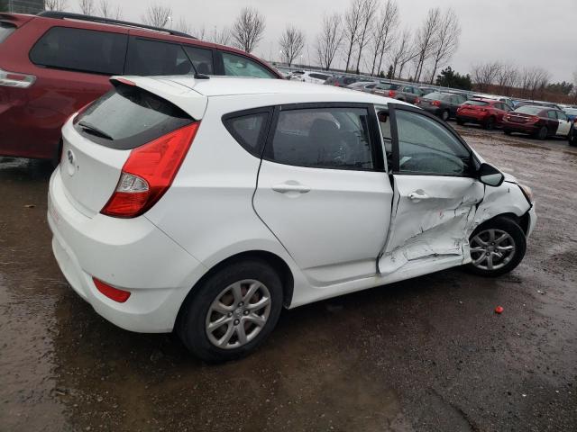 KMHCT5AE5DU122522 - 2013 HYUNDAI ACCENT GLS WHITE photo 3