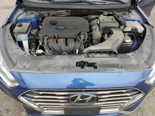 5NPE24AF6KH789643 - 2019 HYUNDAI SONATA SE BLUE photo 11