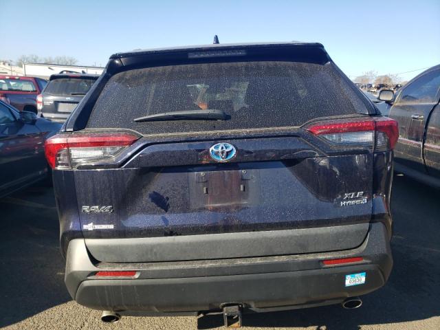 2T3RWRFV2LW061234 - 2020 TOYOTA RAV4 XLE BLUE photo 6