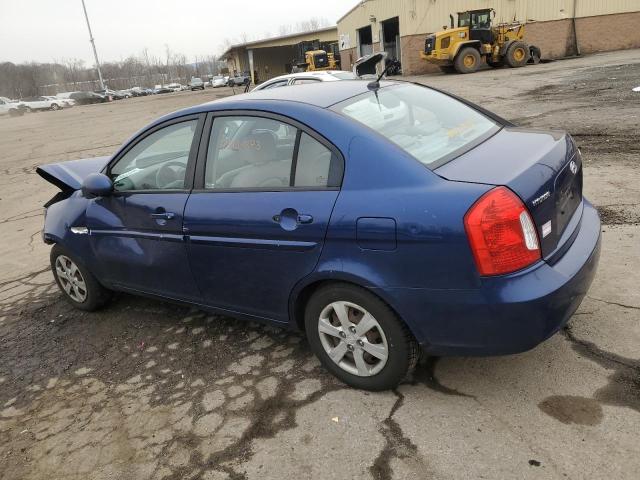 KMHCN46CX9U370686 - 2009 HYUNDAI ACCENT GLS BLUE photo 2