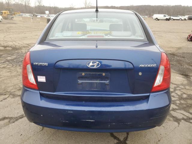 KMHCN46CX9U370686 - 2009 HYUNDAI ACCENT GLS BLUE photo 6