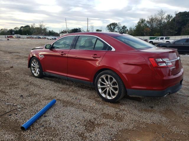 1FAHP2F87EG102570 - 2014 FORD TAURUS LIMITED RED photo 2