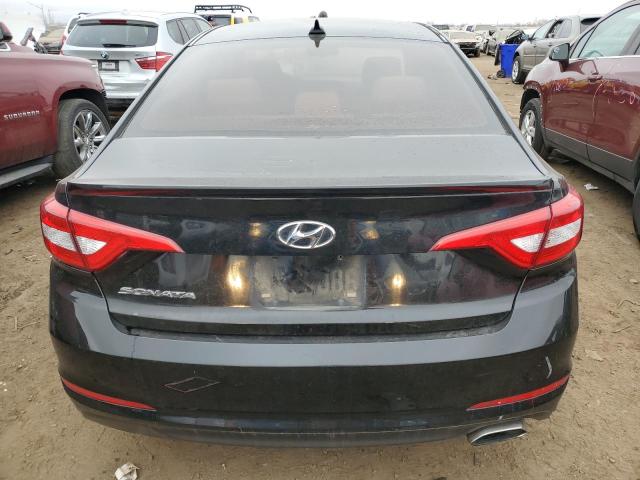 5NPE24AF3FH002363 - 2015 HYUNDAI SONATA SE BLACK photo 6