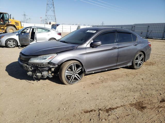 1HGCR3F97HA025026 - 2017 HONDA ACCORD TOURING GRAY photo 1