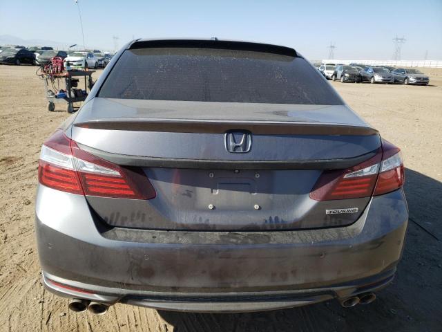 1HGCR3F97HA025026 - 2017 HONDA ACCORD TOURING GRAY photo 6