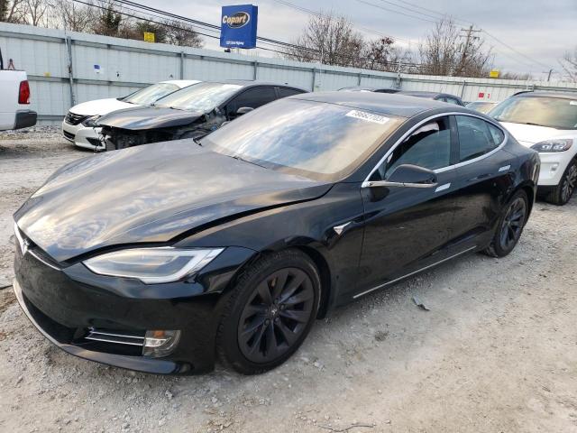 5YJSA1E21JF291567 - 2018 TESLA MODEL S შავი ფოტო 1