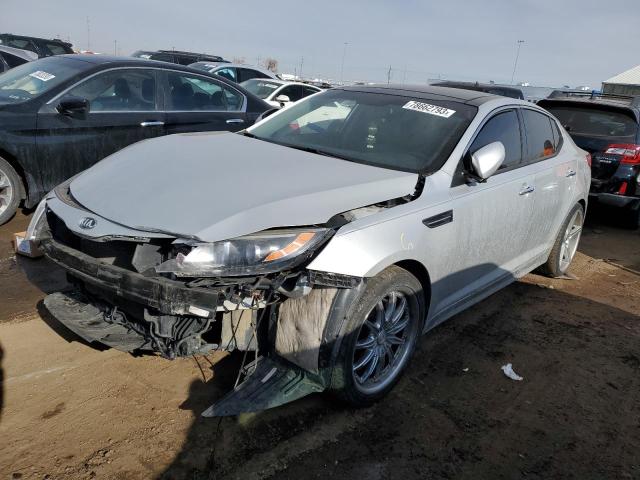 5XXGN4A70EG341651 - 2014 KIA OPTIMA EX SILVER photo 1