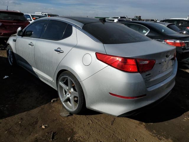 5XXGN4A70EG341651 - 2014 KIA OPTIMA EX SILVER photo 2