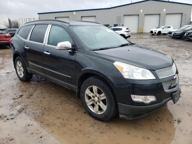 1GNKVJED9BJ385252 - 2011 CHEVROLET TRAVERSE LT BLACK photo 4