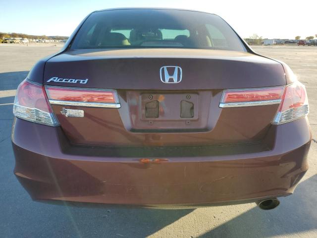 1HGCP2F36CA046650 - 2012 HONDA ACCORD LX MAROON photo 6