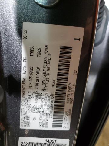 5TFNA5DB0NX019500 - 2022 TOYOTA TUNDRA CREWMAX PLATINUM ნაცრისფერი ფოტო 13