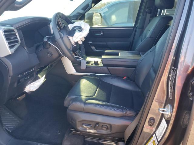 5TFNA5DB0NX019500 - 2022 TOYOTA TUNDRA CREWMAX PLATINUM ნაცრისფერი ფოტო 7