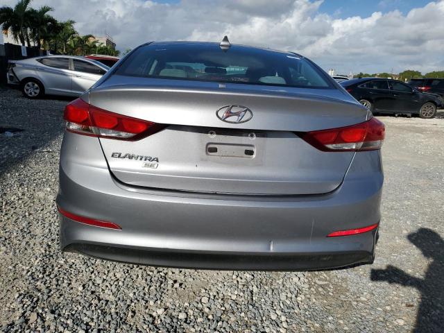 5NPD74LF3HH208005 - 2017 HYUNDAI ELANTRA SE GRAY photo 6