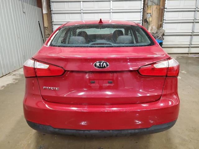 KNAFX4A6XF5427176 - 2015 KIA FORTE LX RED photo 6