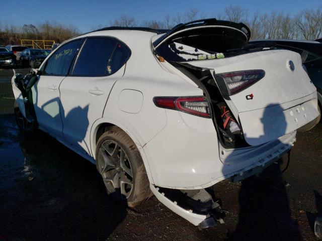 ZASPAKBN5L7C76807 - 2020 ALFA ROMEO STELVIO TI WHITE photo 2