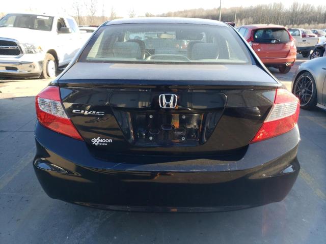 19XFB2F57CE049792 - 2012 HONDA CIVIC LX BLACK photo 6