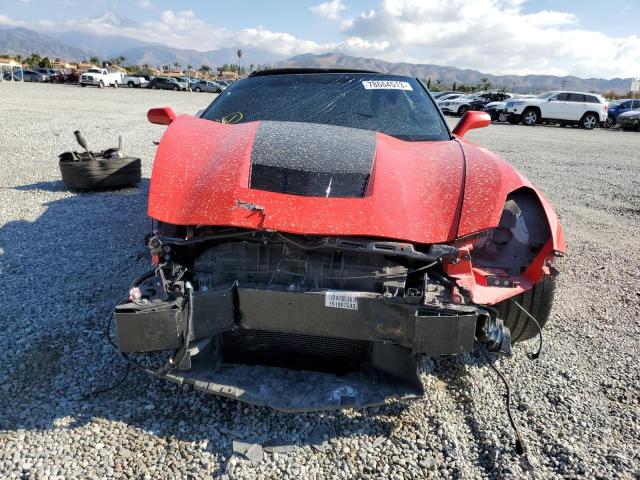 1G1YB2D76F5106716 - 2015 CHEVROLET CORVETTE STINGRAY 1LT RED photo 5