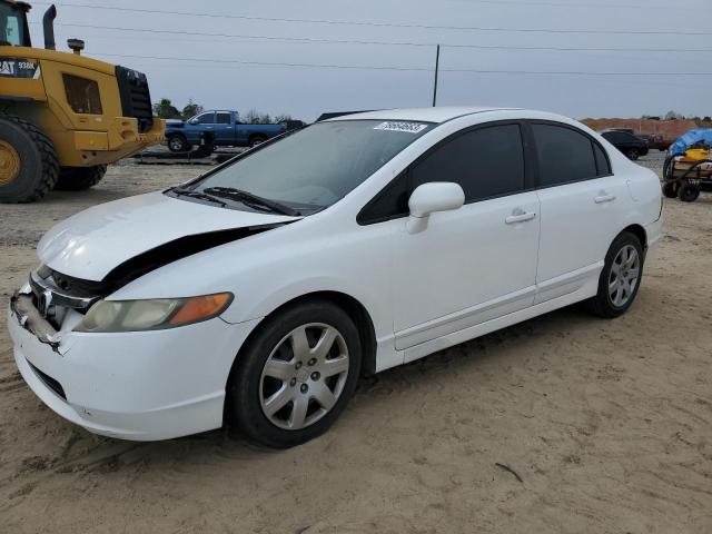 2HGFA16508H328902 - 2008 HONDA CIVIC LX WHITE photo 1