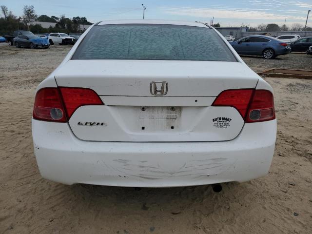 2HGFA16508H328902 - 2008 HONDA CIVIC LX WHITE photo 6