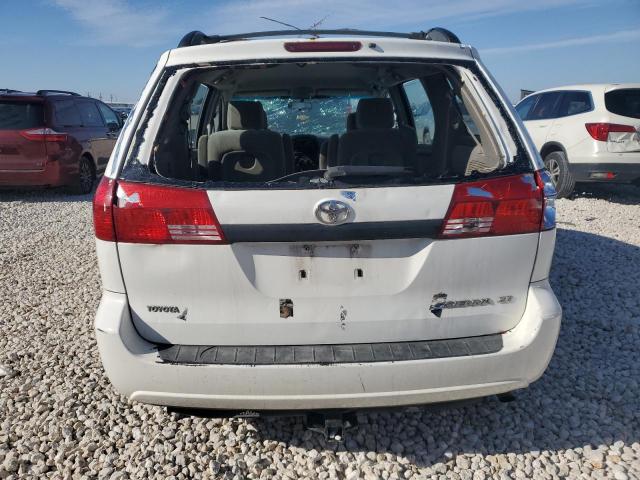 5TDZA23C84S132836 - 2004 TOYOTA SIENNA CE WHITE photo 6