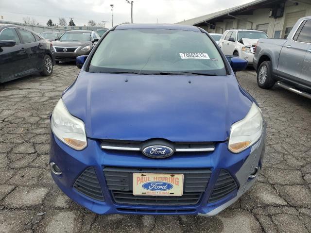 1FAHP3F28CL403533 - 2012 FORD FOCUS SE BLUE photo 5