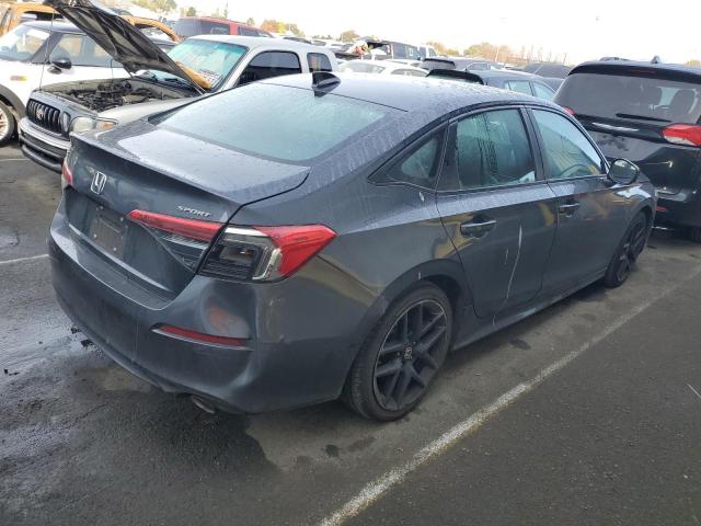 2HGFE2F50NH515272 - 2022 HONDA CIVIC SPORT CHARCOAL photo 3